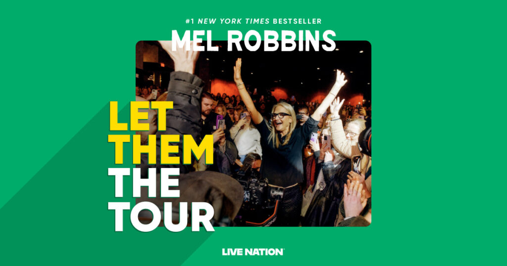 Mel Robbins brings her Let them tour to Radio City Music Hall in New York City in May 2025