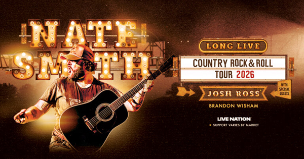 Nate Smith to perform at the rooftop at pier 27 in New York City in May 2026