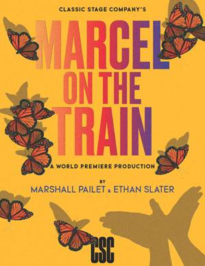Marcel on the train at Classic Stage Company in Manhattan Through March 2026