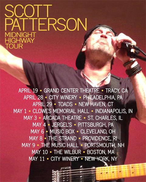 Scott Patterson spring 2026 tour poster