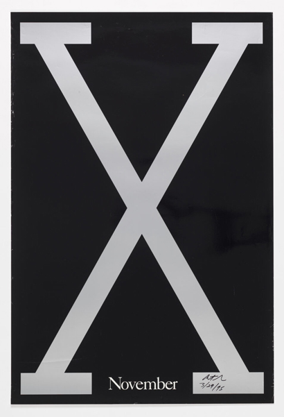 Malcolm X film poster, 1992
Designed by Art Sims (American, b. 1954)
of 11:24 Design (Playa Del Rey, CA, USA)
Offset lithograph on paper
Cooper Hewitt, Smithsonian Design Museum
Gift of Art Sims, 1996-92-9
Photo: Matt Flynn, Smithsonian Institution