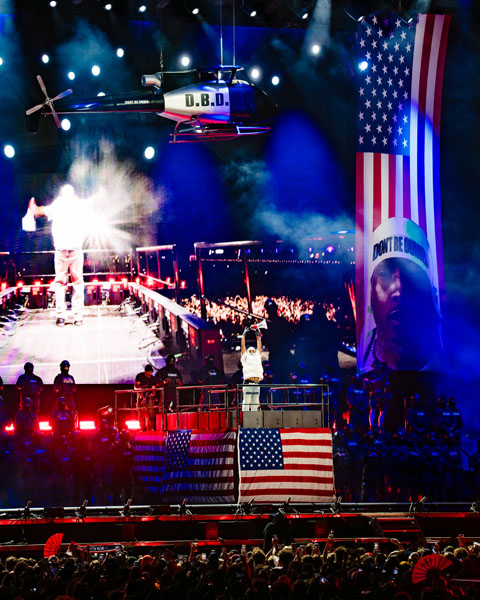 A$AP Rocky performs at GovBall in Queens New York in June 2026
