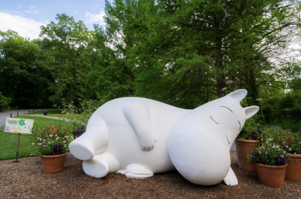 Summer of Moomin exhibit at New York Botanical Garden in the bronx